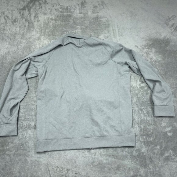 Bench Urbanwear Full-Zip Mens Jacket Medium Moisture-Wicking Light Gray a0117 - Picture 8 of 9